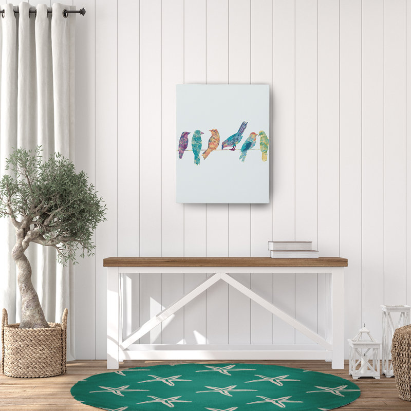 Warkentin Chenille Geometric Indoor Rug, Round 5'