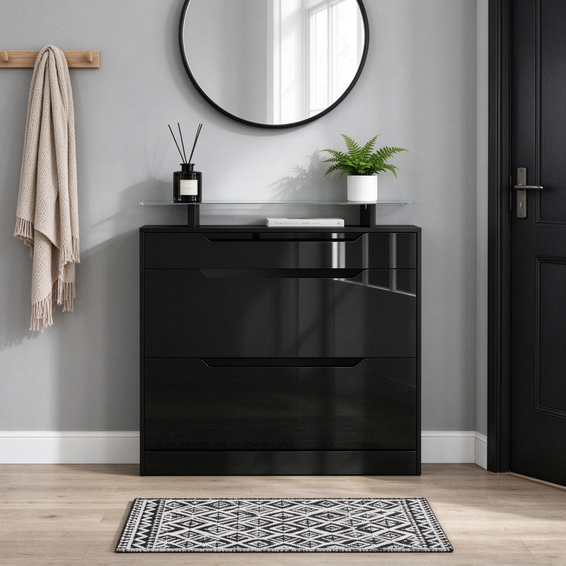 16 Pair Shoe Storage Cabinet