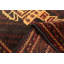 Tapis noir Teimani 2 pi 9 po x 4 pi 6 po