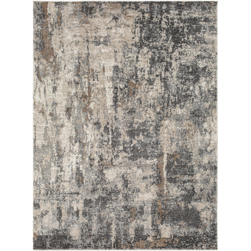Brod Abstract Indoor Rug, Rectangle 9'2" x 12'