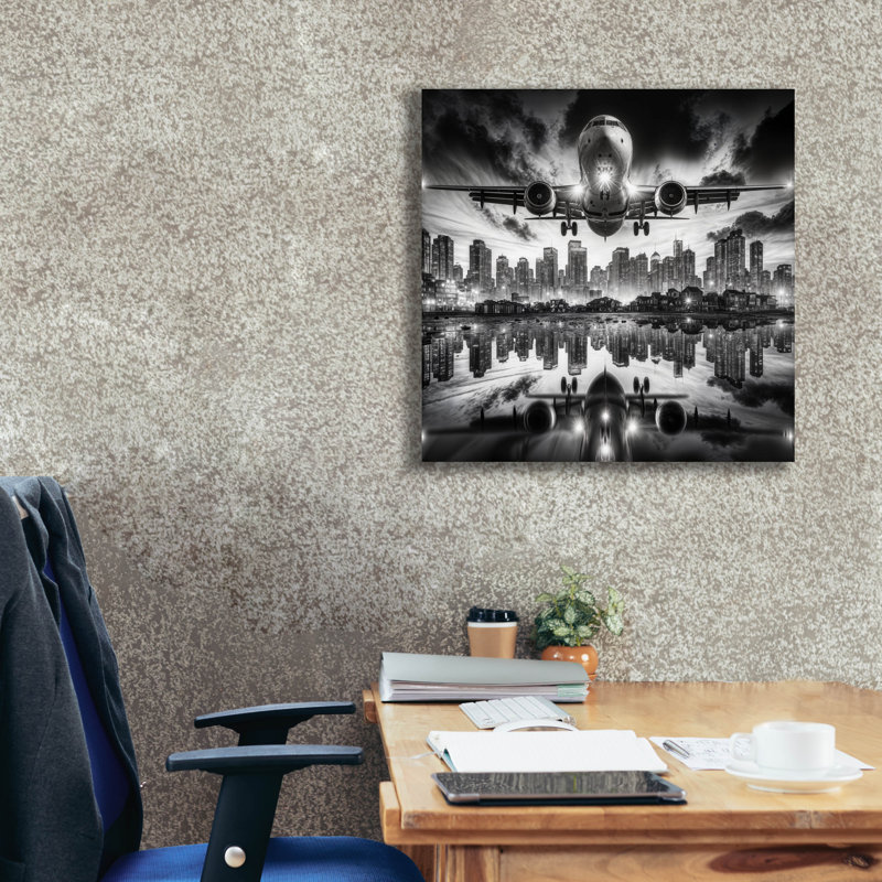 «Fly Away» par Rey Klimt, art mural sur toile, H 26 po x l 26 po x P 1,5 po
