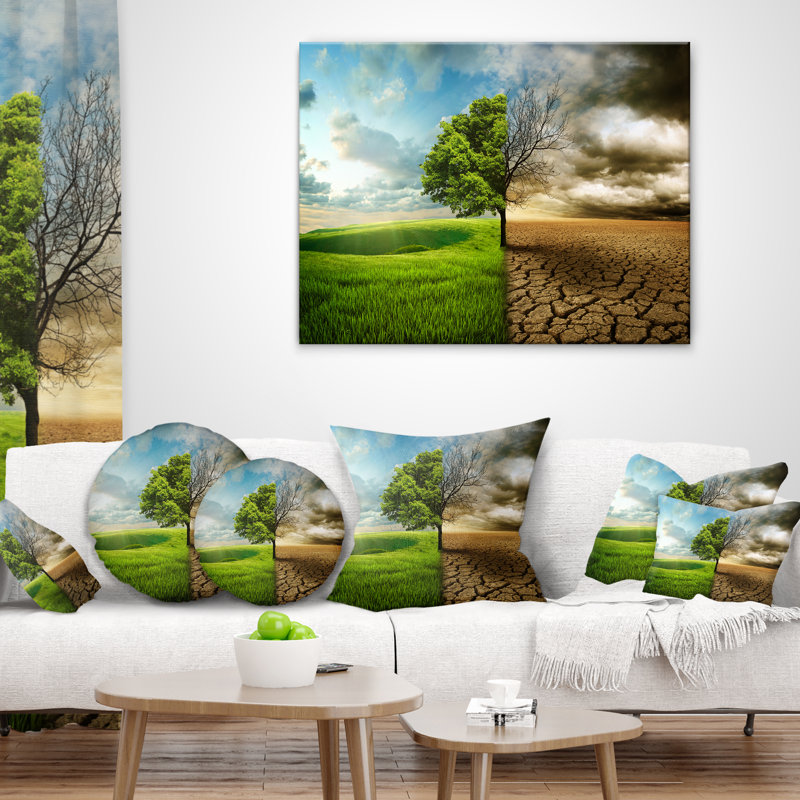 Coussin Schafer Landscape, 16 po x 1 po, Coussin décoratif