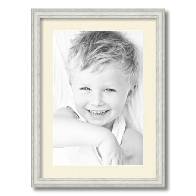 Wood Matte Picture Frame with Mat