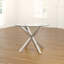 Blair Round Glass Top Dining Table