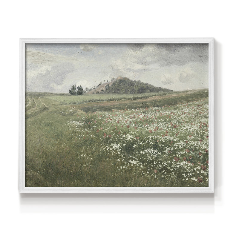 Paysages rétro-Dxx - reproduction encadrée, H 16 po x l 20 po, Blanc