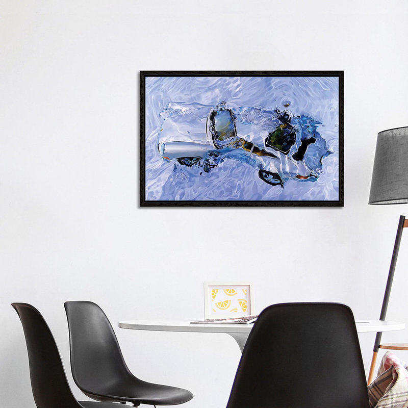Chlorine V by Marcello Petisci - Print on Canvas, Black Framed, 101.6 cm H x 66.04 cm W