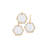 Miroir hexagonal Wike - beige-284741608-284741609