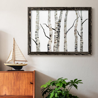 Birch Trees II, reproduction d'art sur toile