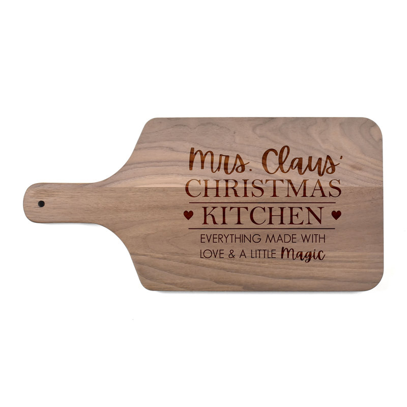 Mrs. Claus' Christmas Kitchen Cutting Board