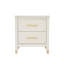 Pratts 50cm W Solid + Manufactured Wood Bedside Table-1113206660