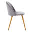 Heavener Modern Velvet Dining Chairs - Ergonomic Upholstered Curved Back with Solid Wooden Legs - Side Chair for Kitchen Living Room Dining Room-1006860832-1006860835