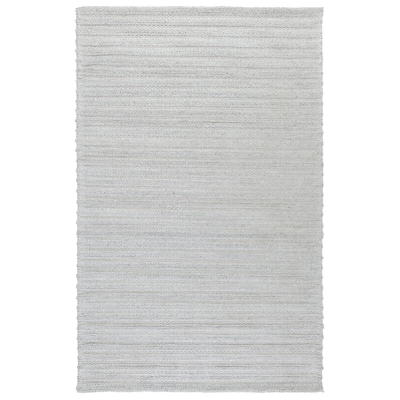 Tapis gris zone handwoven Molimo, Rectangle 2 pi x 3 pi