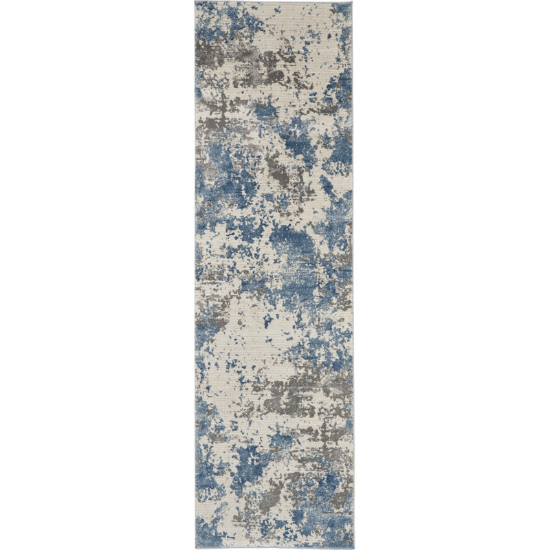 Abstract Area Rug, Runner 2'2" x 7'6"
