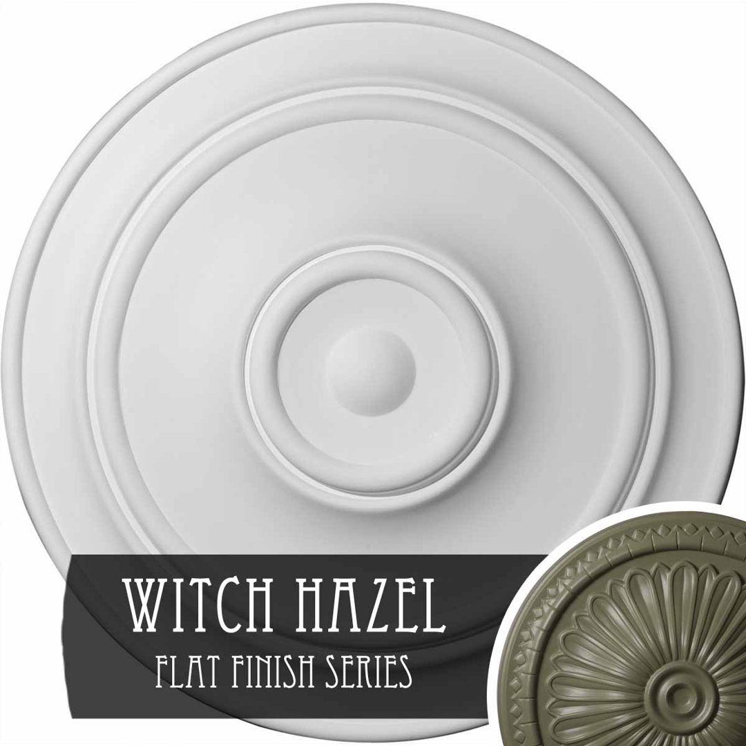 Endurathane Small Classic Ceiling Medallion, 40 1/4"OD x 3 1/8"P (Fits Canopies up to 10") Ekena Millwork 