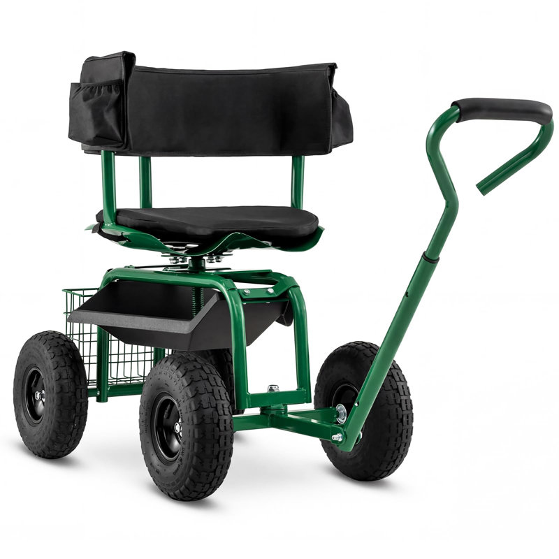 Siège de jardin avec roues, Green