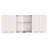 White And Onyx 2-Piece Kitchen Set, Kitchen Island And Wall Cabinet