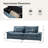 Silvia 102" Oversized Cloud Modern Storage Sofa With Lotus-Leaf Edge-1628718038