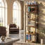 165 cm H x 36 cm W Solid Wood Bookcase