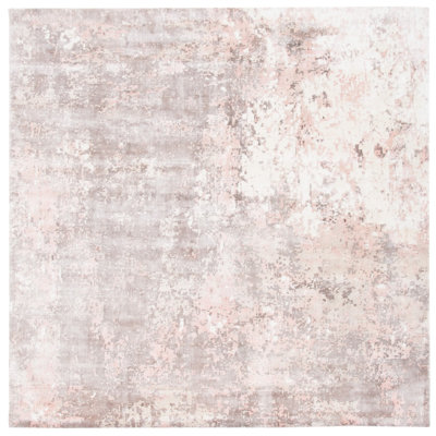 Mcelroy Abstract Hand-Woven Flatweave Pink Area Rug