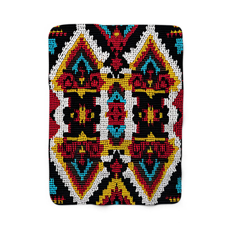 Couverture en sherpa de qualité supérieure - 1 pièce, Queen