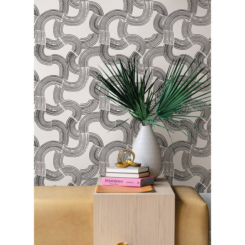 Rouleau de papier peint lisse L 18 po x l 20,5 po Diamond, Cobalt