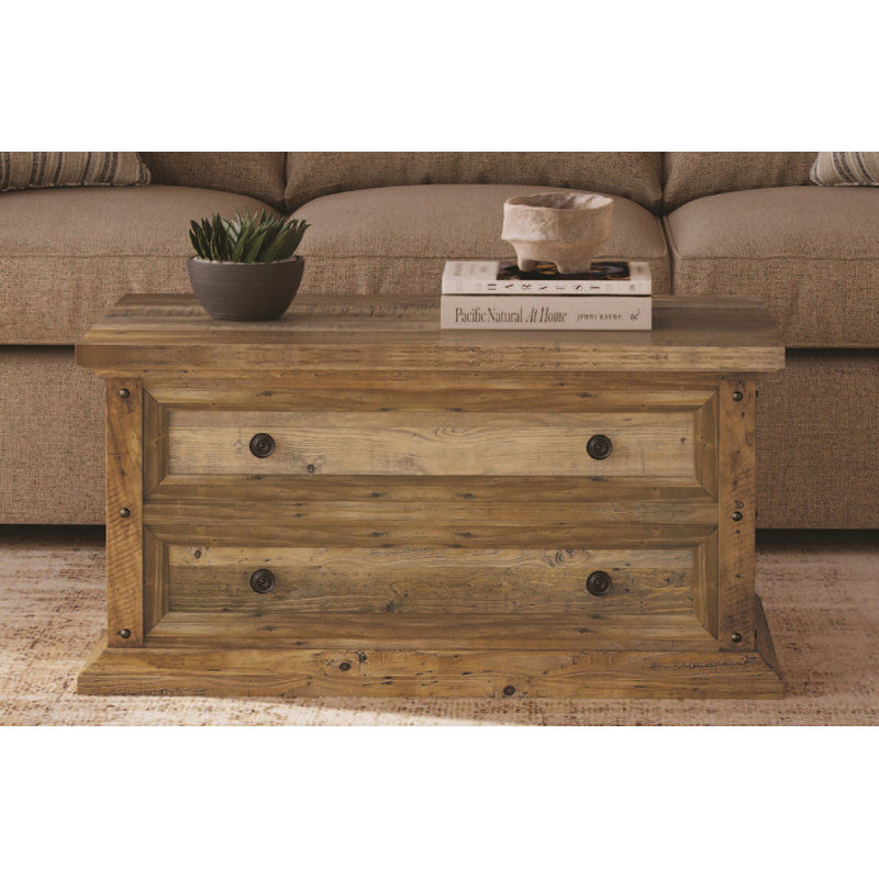 Eralynn Reclaimed Wood Lift-Top Cocktail Table