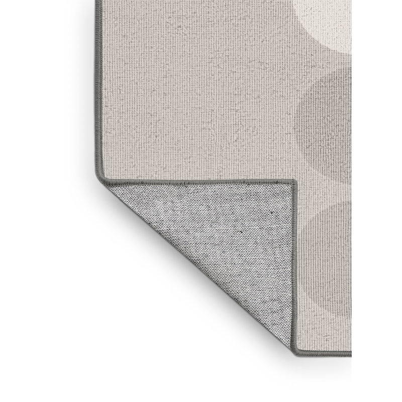 Tapis beige moderne et contemporain lavable à la machine Rhawnhurst, 8 x 10