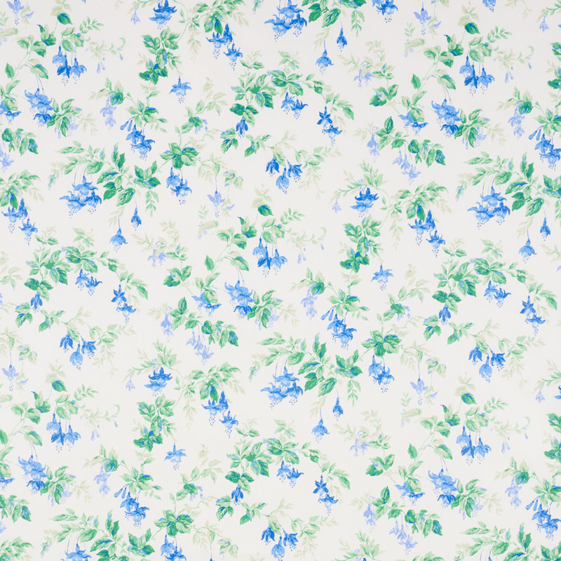 Tissu chintz Garden Gate, Cobalt