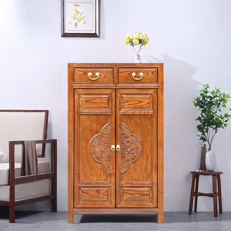 9 Pair Shoe Storage Cabinet, Yellow