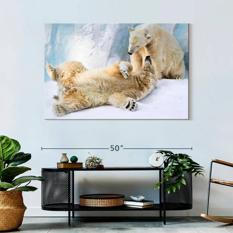 Brampt Polar Bears, 32" H x 48" W