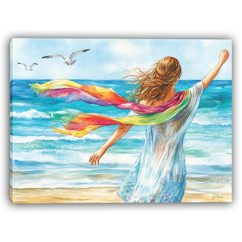 «Joy in the Breeze», art mural sur toile tendue