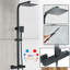 Thermostatic Exposed Bathroom Shower Mixer Twin Head Large Bar Set Square Valve