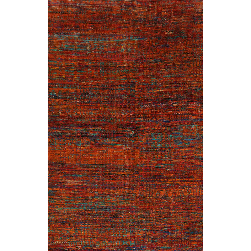 Tapis oriental moderne fait à la main 5 x 7