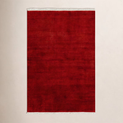 Clio Hand-Loomed Beige Wool Rug