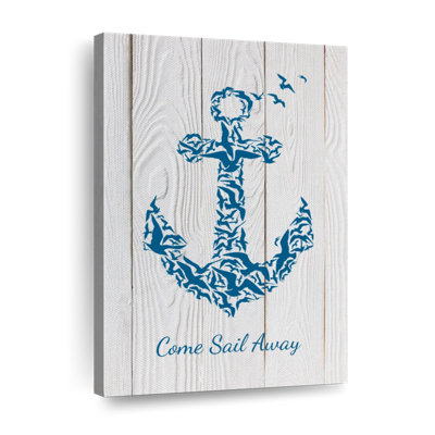 " Anchor Quote " by Paradise Art Collectives