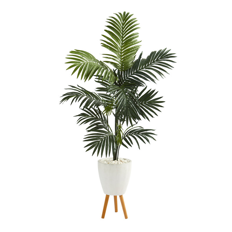 69'' Faux Palm Tree in Fiber Clay Planter