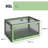 Extra Large Collapsible Storage Box Bin, 5 Side Clear Open Access Stackable w/ Lid-1805913306