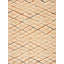 Shibori Hand Knotted Wool Area Rug in Cream/Blush/Gray-735011064