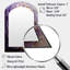 Miroir mural beige mauve spiralé Minimalisme-925768408