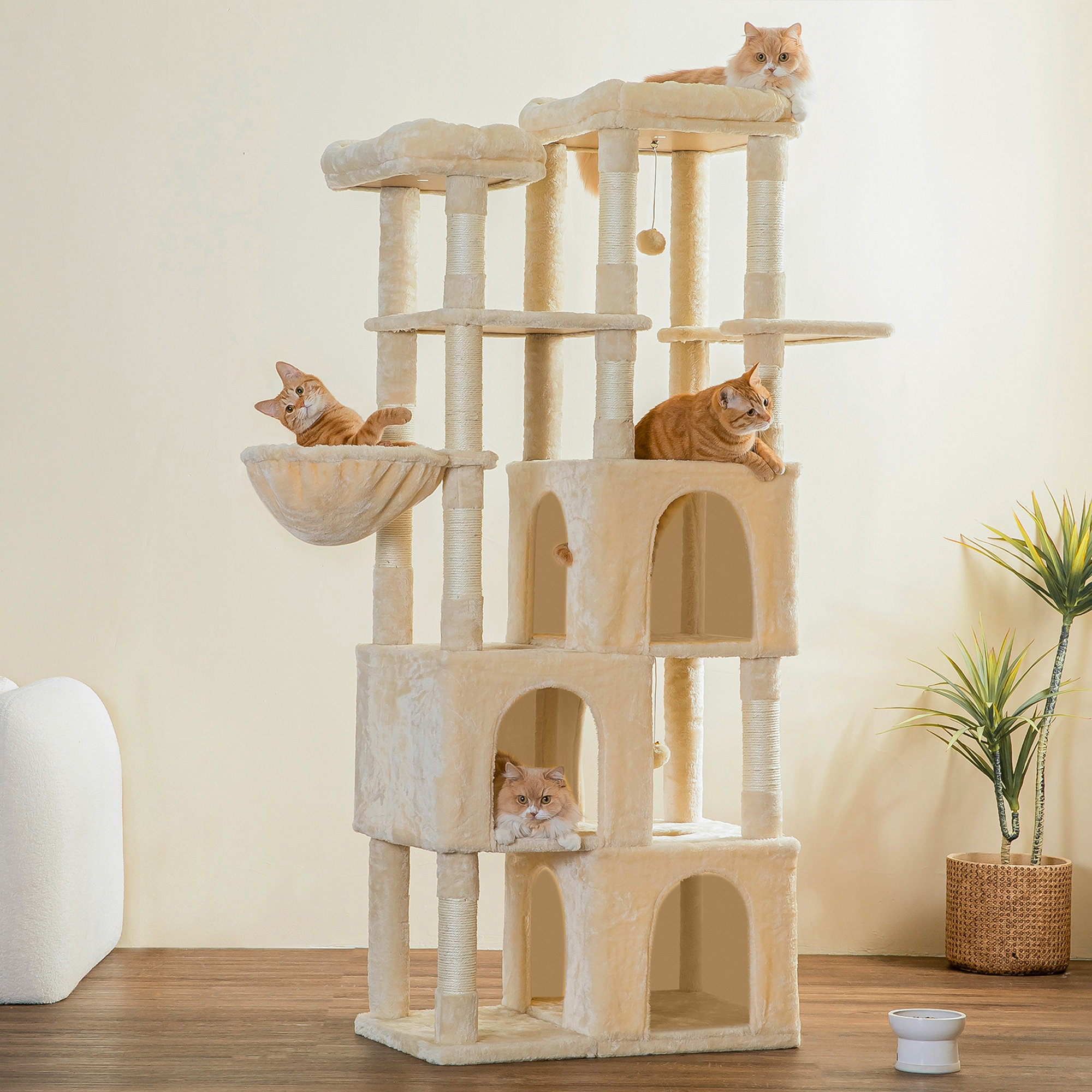 Tucker Murphy Pet™ Damyanti Wall-mounted Cat Tree Shelf 6 - Pieces &  Reviews