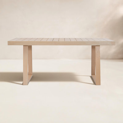Rosa 71" Eucalyptus Patio Dining Table