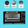 Koolatron 1.7 Cu Ft Compact Fridge + Total Chef 4 Slice Toaster Oven Combo