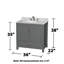 Sheffield 36" Freestanding Single Bathroom Vanity with Marble Top-1379538822-1357504619-1357504616