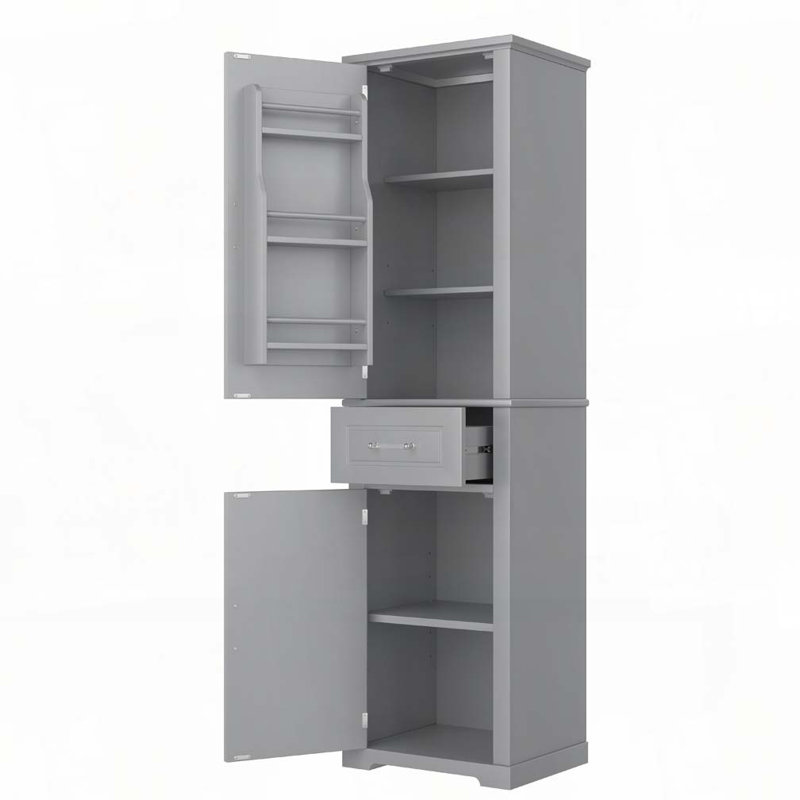 Bathroom Storage Cabinet, Gray