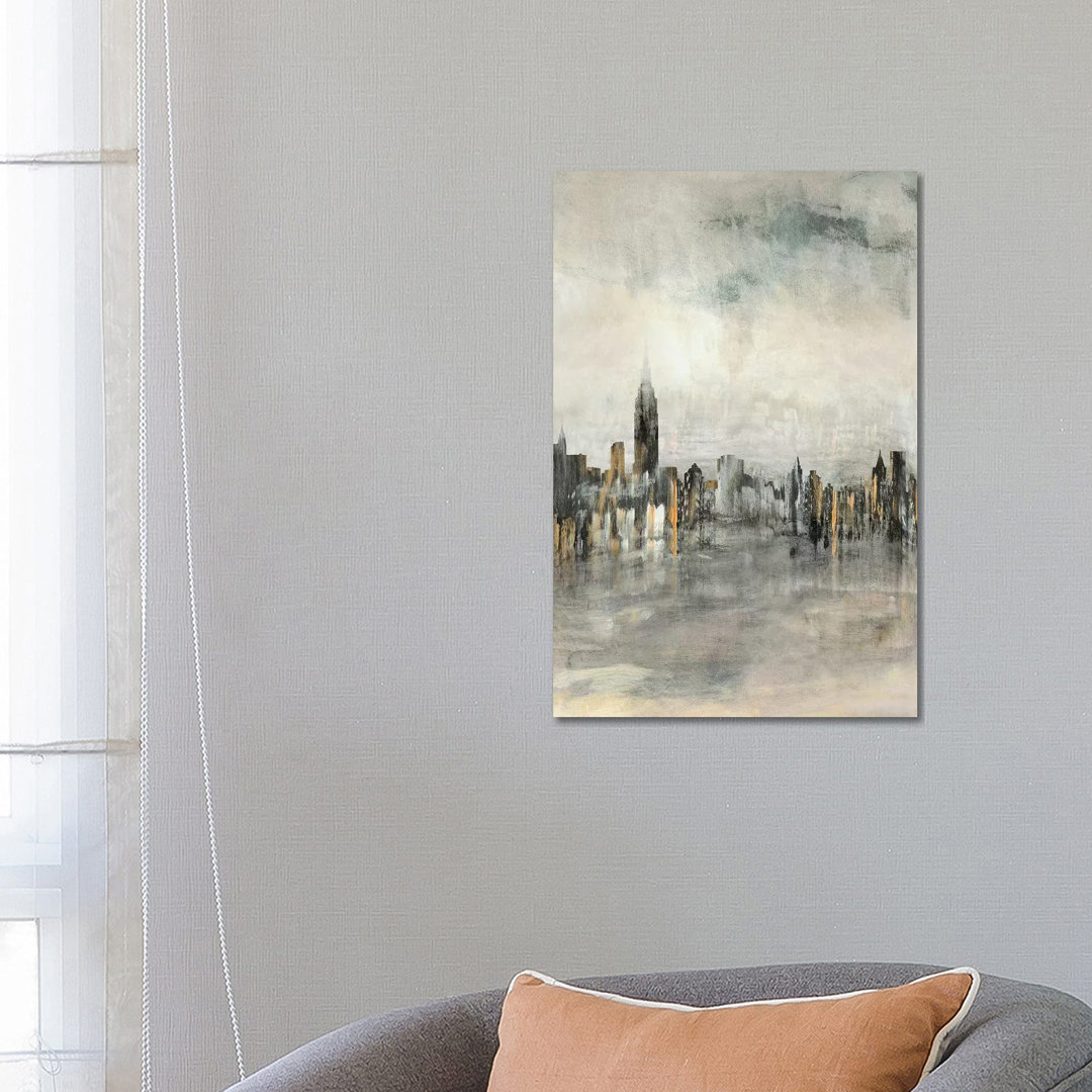 City Lights von Susan Jill - Galerie-umwickelte Leinwand Giclée auf Leinwand