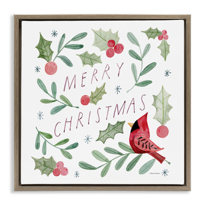 Art mural de Noël doux et fantaisiste par Rachel Nieman