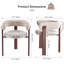 Fauteuil rembourré Varian Modern Teddy avec pieds en métal-79639742-80667620