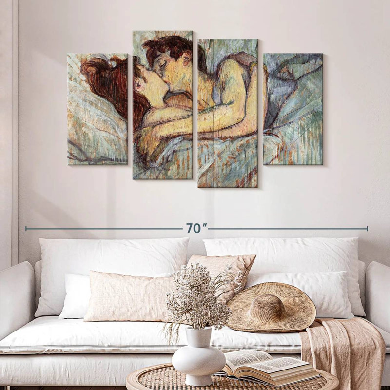 Baiser persistant, H 32 po x l 52 po