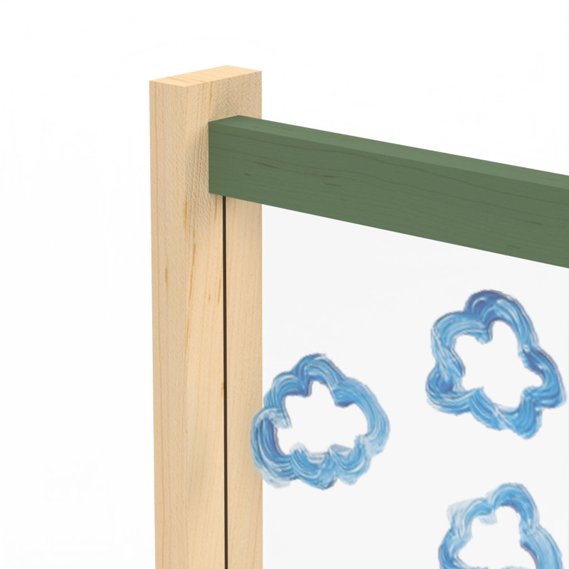 Chevalet d'extérieur Plum® - Naturel (dimensionnel)