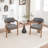 Bula Stanford Upholstered Curved Solid Wood Dining Chair-114256773